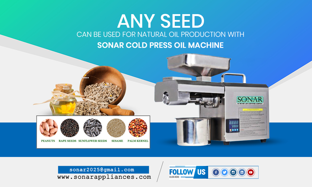 Cold Press Oil Machine For Home